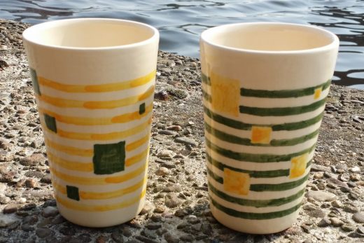 Two musical cups